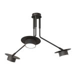 Emibig Ceiling Light Mizu Steel Black | Suitable for 3x GX53 - Max 12W