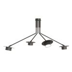 Emibig Ceiling Light Mizu Steel Black | Suitable for 4x GX53 - Max 12W