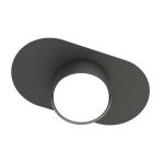 Emibig Ceiling Light Stilo Steel Black | Suitable for 1x GX53 - Max 12W