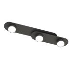 Emibig Ceiling Light Stilo Steel Black | Suitable for 3x GX53 - Max 12W