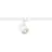 SLV Tracklight Enola C 3-Phase Aluminium Whit Rounde 11W 1040lm 55D - 830 Warm White