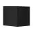 Nordlux Milda Kubi Wall Light Aluminium Black 4.9W 290lm - 830 Warm White