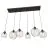 Emibig Pendant Nando Steel Black | Suitable for 6x E27 - Max 15W