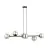 Emibig Pendant Rossi Steel Black | Suitable for 6x E14 - Max 10W
