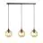 Emibig Pendant Cosmo Steel Black | Suitable for 3x E14 - Max 10W