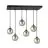 Emibig Pendant Cosmo Steel Black | Suitable for 6x E14 - Max 10W