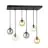 Emibig Pendant Cosmo Steel Black | Suitable for 6x E14 - Max 10W