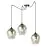 Emibig Pendant Level Steel Black | Suitable for 3x E27 - Max 15W