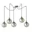 Emibig Pendant Gigi Steel Black | Suitable for 5x E14 - Max 10W
