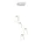 Emibig Pendant Target Steel White | Suitable for 4x E27 - Max 15W