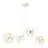 Emibig Pendant Skiva Steel White | Suitable for 4x E27 - Max 15W