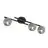 Emibig Ceiling Light Kairo Steel Black | Suitable for 3x E14 - Max 10W
