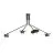 Emibig Ceiling Light Mizu Steel Black | Suitable for 4x GX53 - Max 12W
