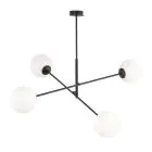 Emibig Pendant Linear Steel Black | Suitable for 4x E14 - Max 10W