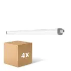 Multipack 4x Ledvance LED Waterproof Batten Damp Proof Slimvalue 50W 5500lm - 865 Daylight | 150cm 